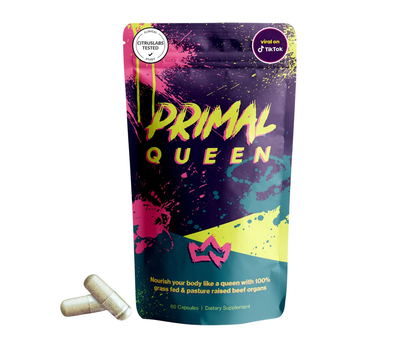 Primal Queen Female-Optimized Beef Organ Superfood Supplement